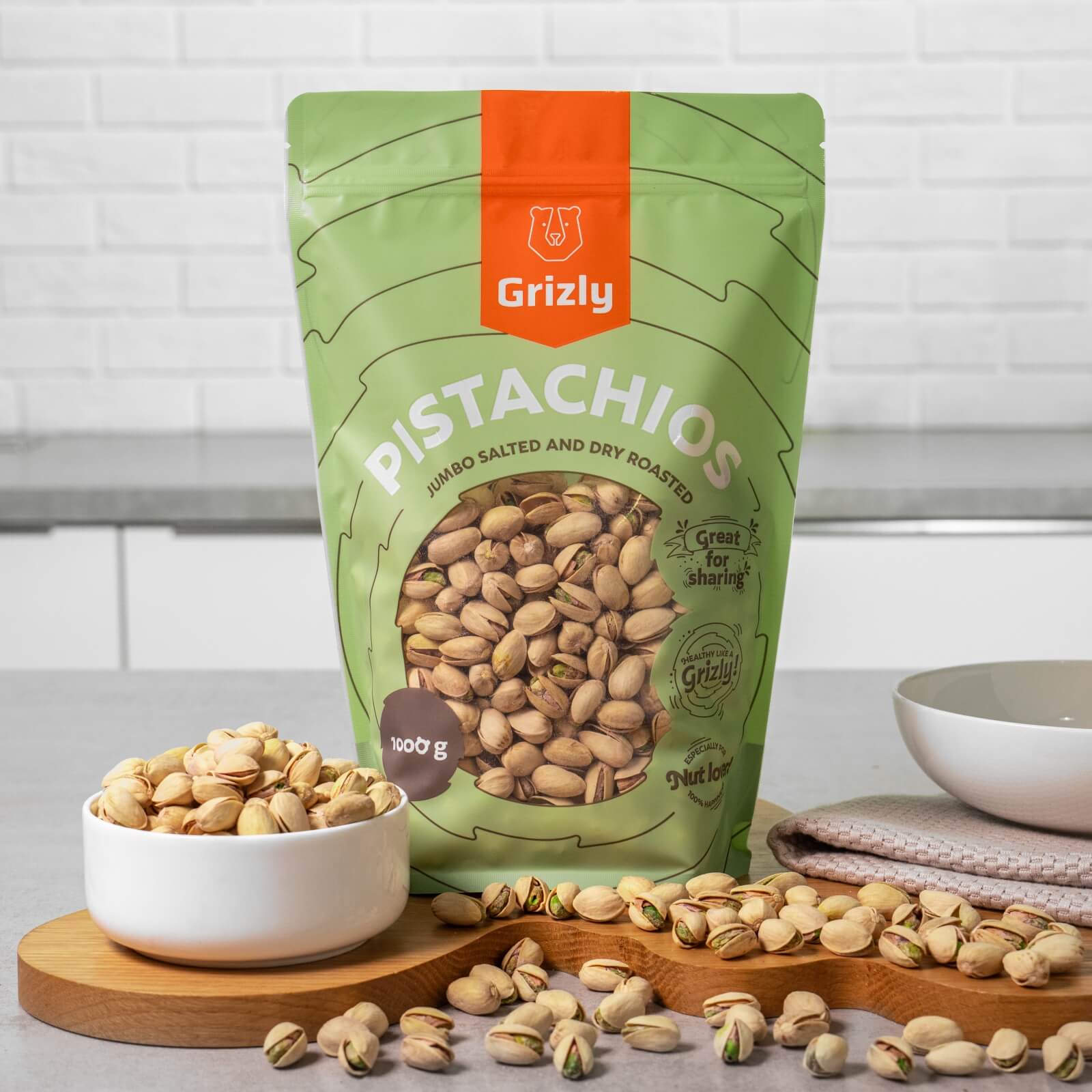Grizly pistachios