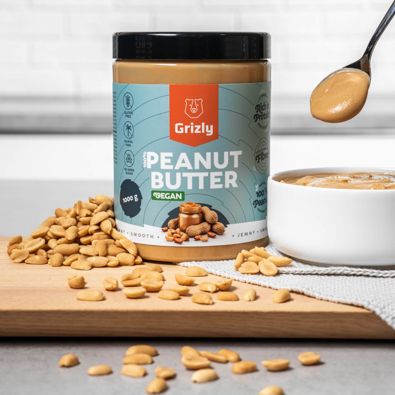 Grizly peanut butter smooth creamy
